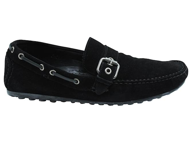 Sergio Rossi Loafers in Black Suede   ref.571771