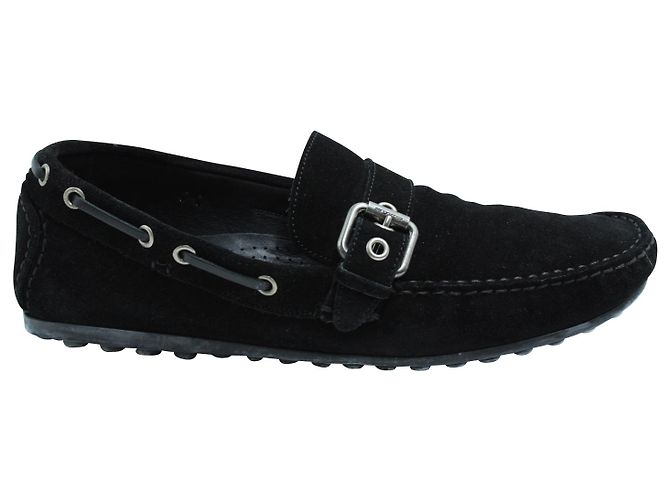 Mocassini Sergio Rossi in camoscio nero