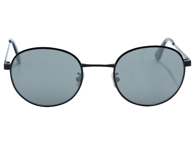 Saint Laurent Round Sunglasses in Black Metal   ref.571791