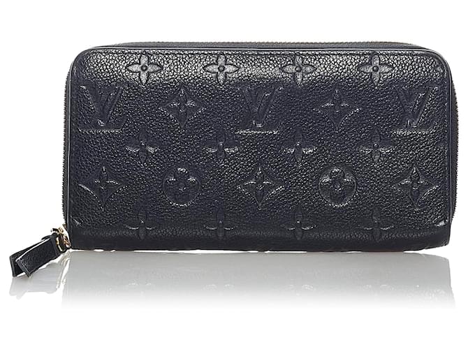 Louis Vuitton LV Monogram Empreinte Leather Zippy Wallet - Blue Wallets,  Accessories - LOU781434