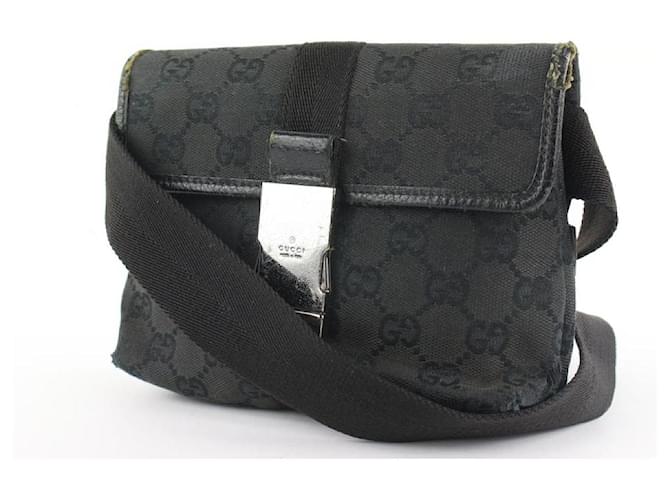 Gucci Fanny Pack Belt Bag Monogram GG Black - US