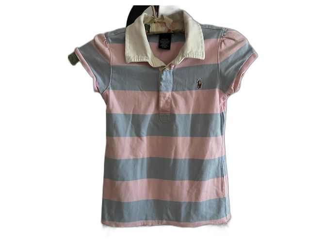 Robe rugby Ralph Lauren en coton rose