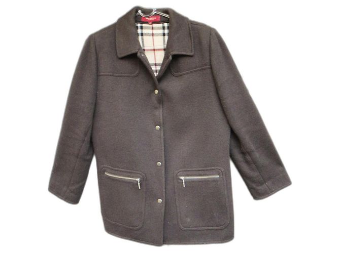 Burberry jacke größe 42 Dunkelbraun