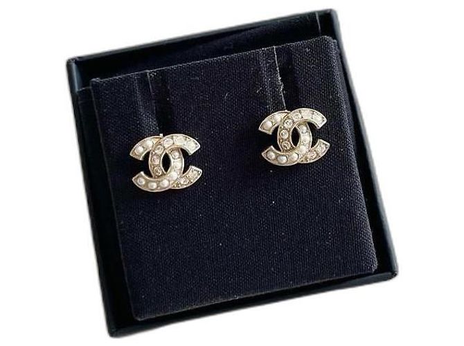 Chanel Orecchini D'oro Metallo