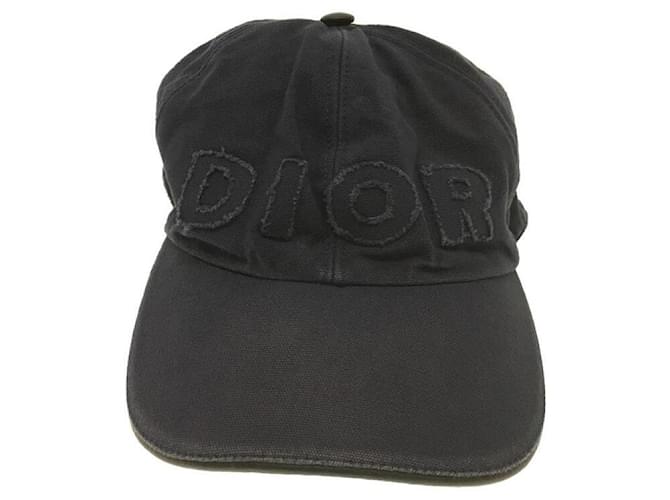 Christian Dior Hats Beanies Navy blue Cotton  ref.572094