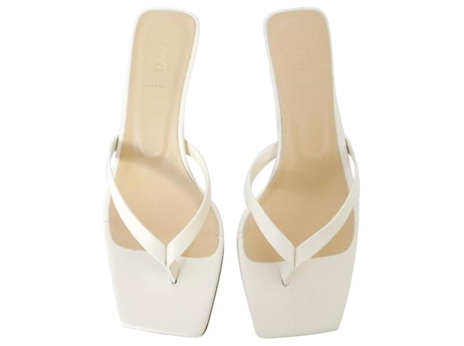 Aeyde Wilma creamy nappa sandals Leather  ref.572212