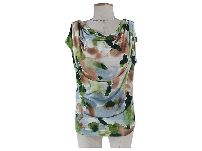 Blusa Vera Wang Simply em Rayon Multicor