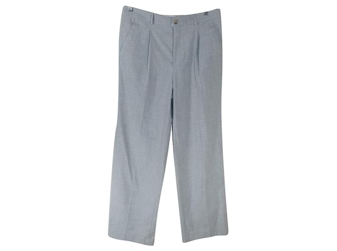 Autre Marque Pants Grey Polyester Viscose Elastane  ref.572232