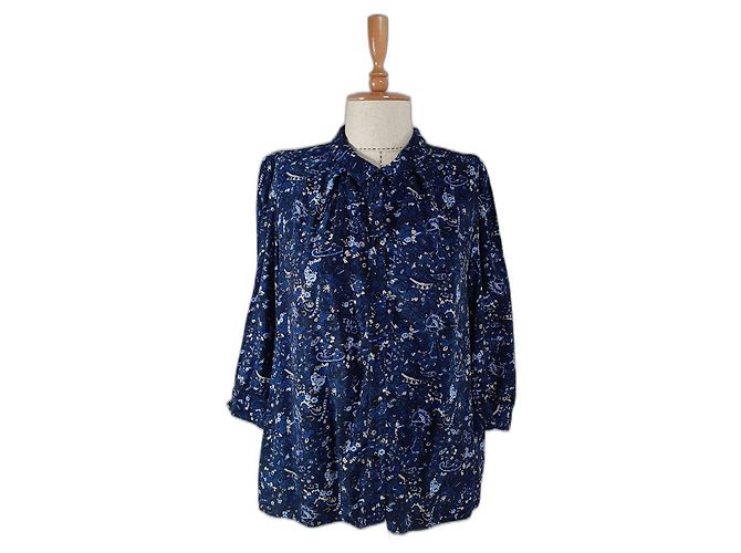 Camisa Noa Noa Azul de Viscosa