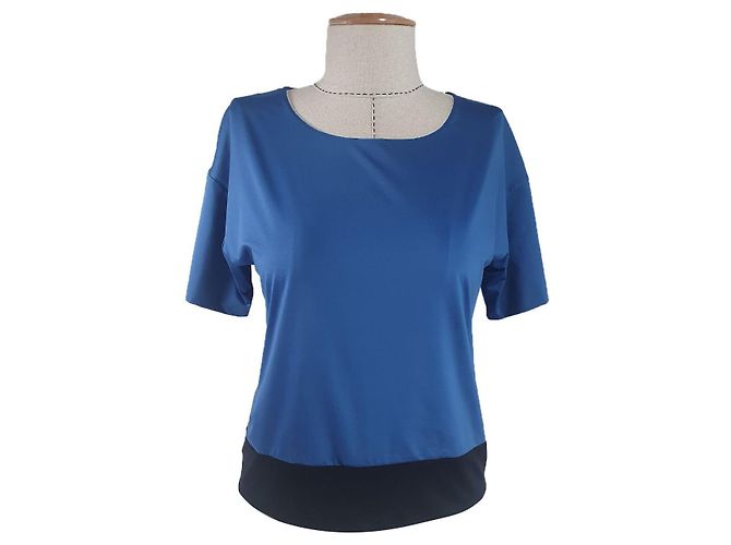 Wolford Top Black Blue Polyester Size M