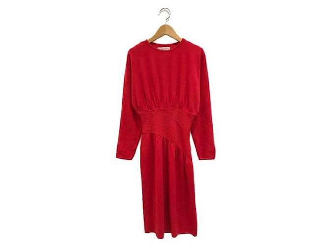 Christian Dior Dresses Red Mohair  ref.572408