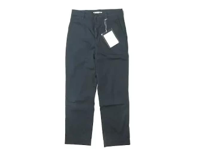 *Acne Studios Acne Studios 19SS Slim-fit cotton trousers Slim Fit Painter Pants 44 Navy Tapered Chino Pants Romanian Bottoms Navy blue  ref.572433