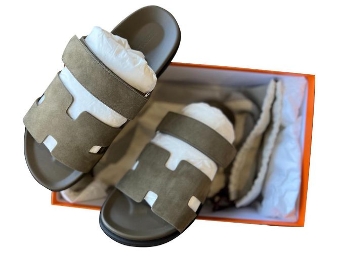 Hermès Sandali Hermes Cipro Cachi Pelle