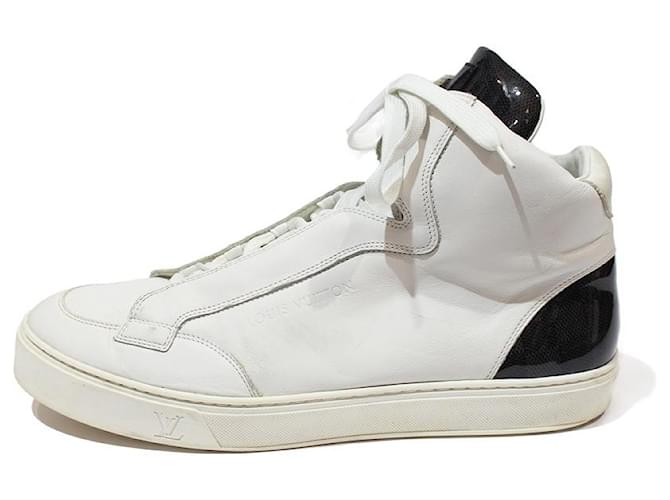 Louis Vuitton Sneakers White Leather  ref.572478