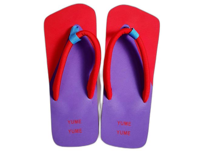 Autre Marque Infradito YUME YUME stile Geta Multicolore