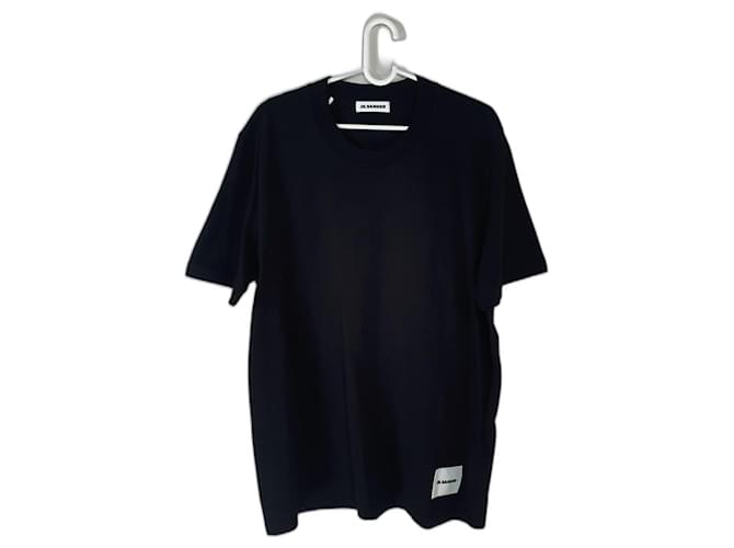Jil Sander Camisetas Negro Algodón  ref.572661