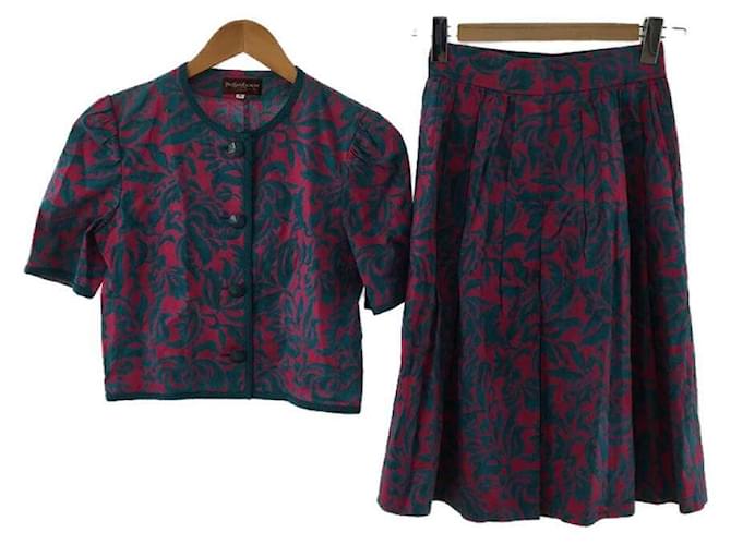 Yves Saint Laurent Rock Anzug Mehrfarben Baumwolle  ref.572703