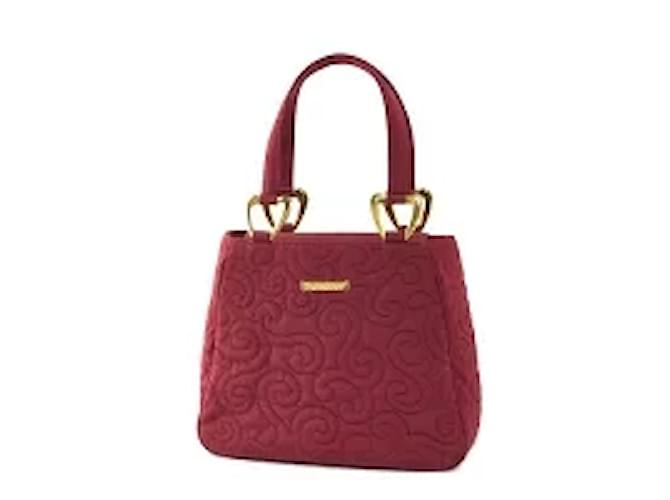 *Yves Saint Laurent Arabesque Oriental Stitch Nylon Handbag Bordeaux vintage  ref.572833