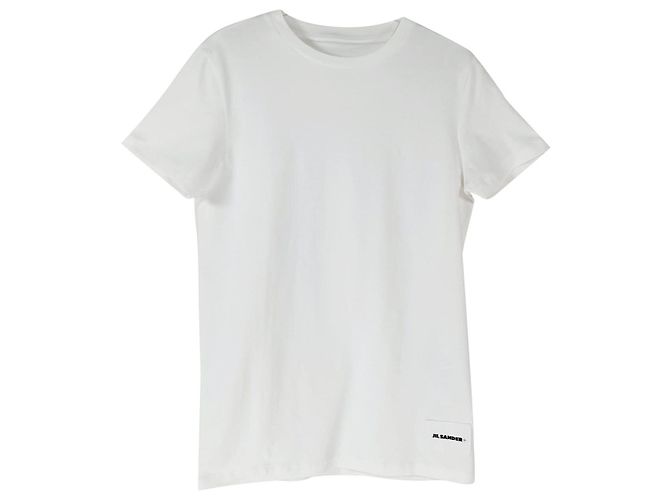 Camiseta Jil Sander blanca de algodón M Blanco
