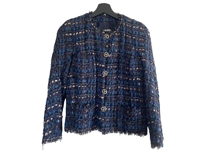 Chanel Jackets Multiple colors Tweed  ref.573130