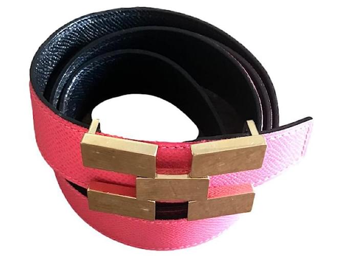 Hermès Belt Pink Leather  ref.573200