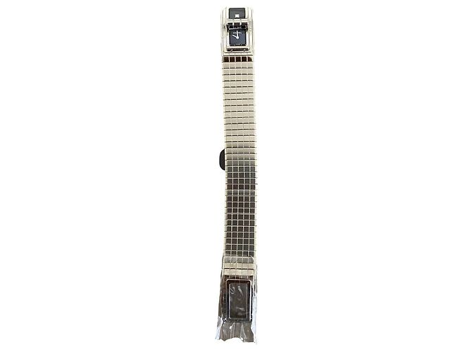 Relógio Chanel Code Coco em aço com diamante Prata