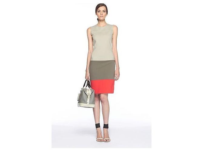 DVF Diane von Furstenberg Sharby Colorblock Etuikleid