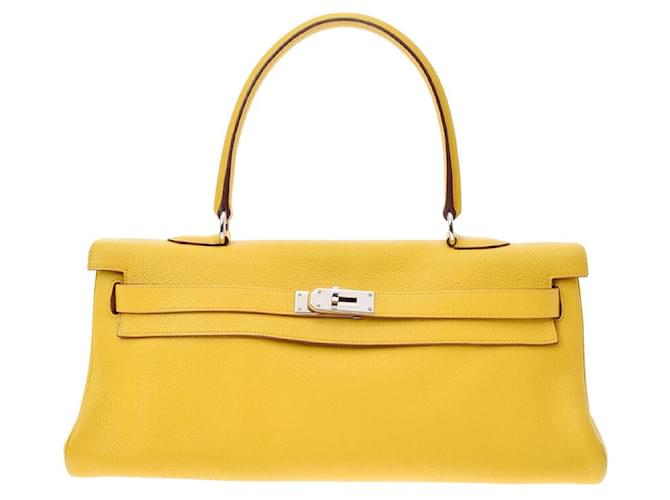 Hermès Kelly Yellow Leather  ref.573820