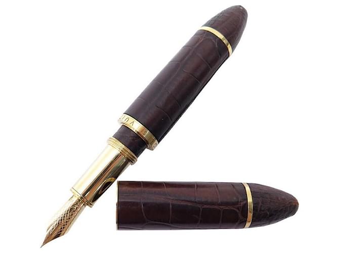 Louis Vuitton Cargo Pen in Brown Crocodile w/ Box sold at auction on 7th  November