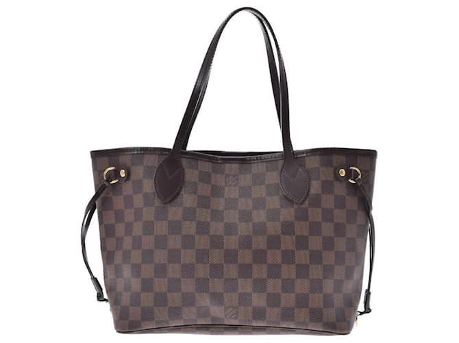 Louis Vuitton Neverfull Brown Cloth  ref.574762