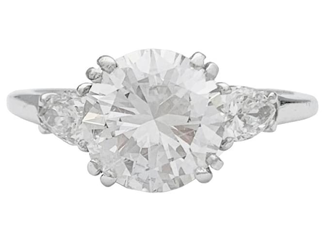 inconnue anillo de diamantes 2 quilates, Platino.  ref.574885
