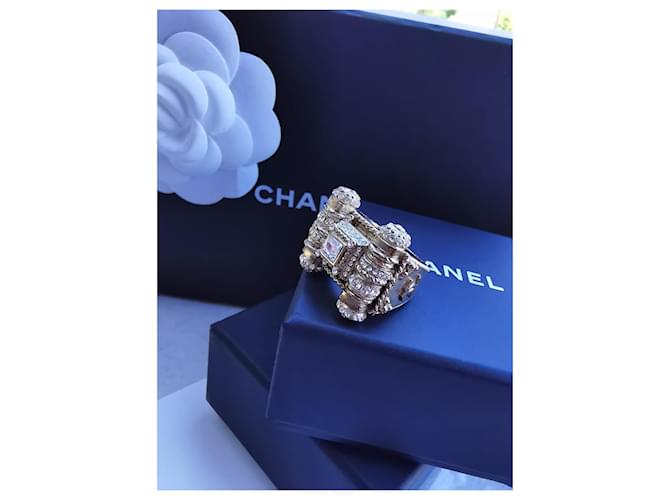 Chanel ring Silvery  ref.575387