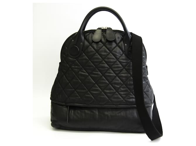 chanel quilted flap handbag black