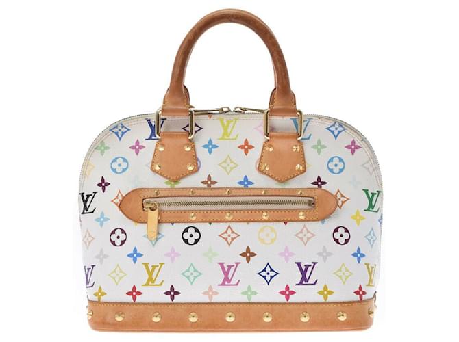 Louis Vuitton Alma White Cloth  ref.575607