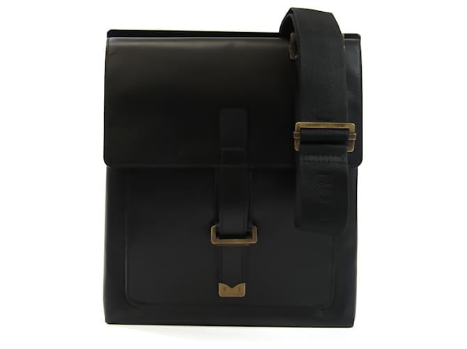 Louis Vuitton -- Black Leather  ref.575660