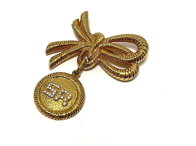 Sonia Rykiel Brooch Golden Metal ref.575794 - Joli Closet