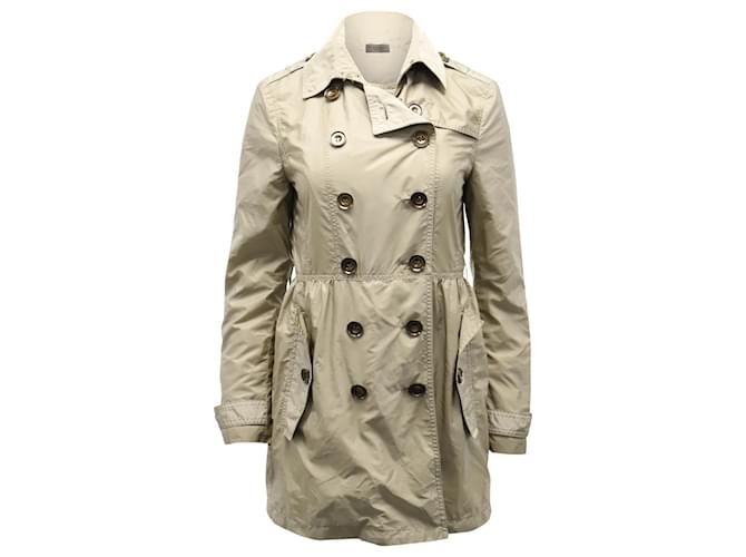 Burberry Britt Trench coat em algodão bege  ref.576200