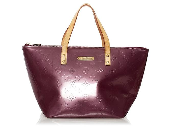 Louis Vuitton Bellevue Purple Patent leather  ref.576302