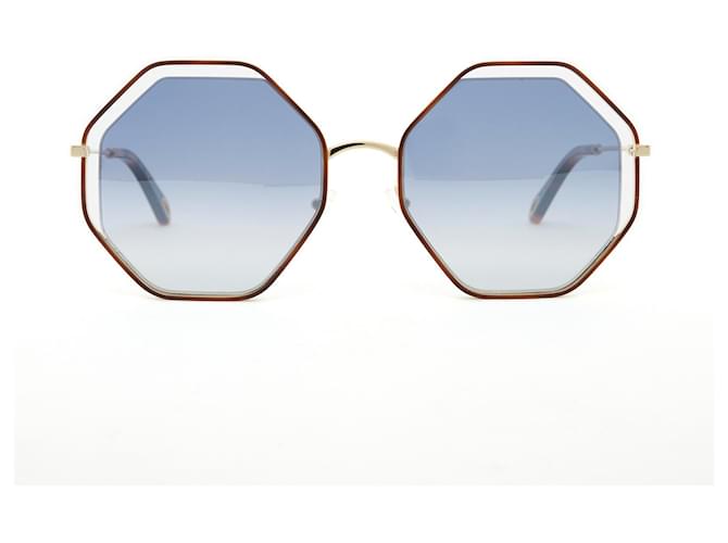Chloé occhiali da sole D'oro Metallo  ref.576355