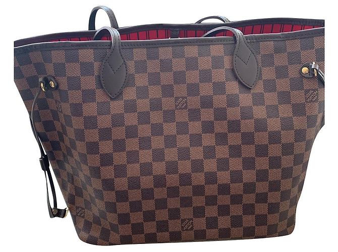 Louis Vuitton Neverfull MM Damier Ebene Marrom