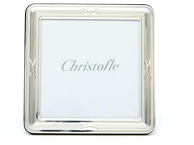 Christofle FRAME PHOTO RIBBONS BOX Silvery Metal  ref.576447