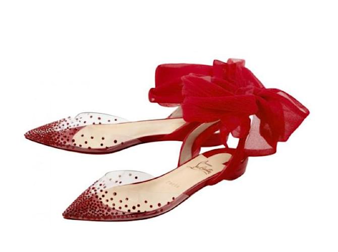Christian Louboutin Appartement Miragirl Cuir Rouge  ref.576458