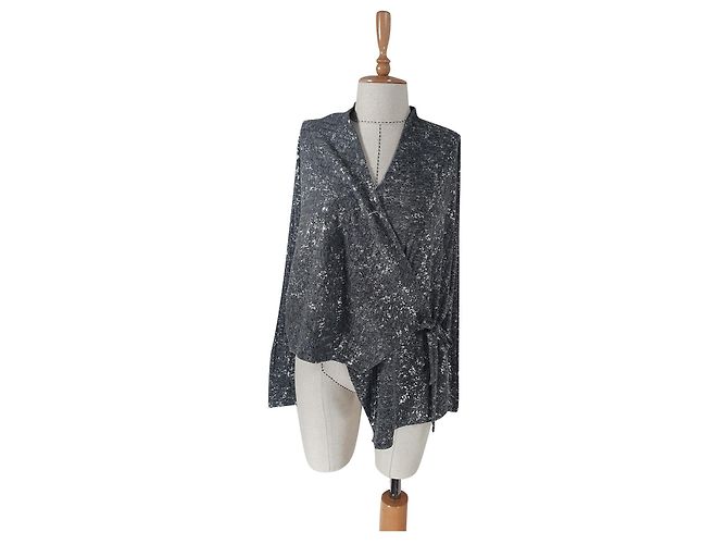 Cardigan Bitte Kai Rand Gris Argent Argenté