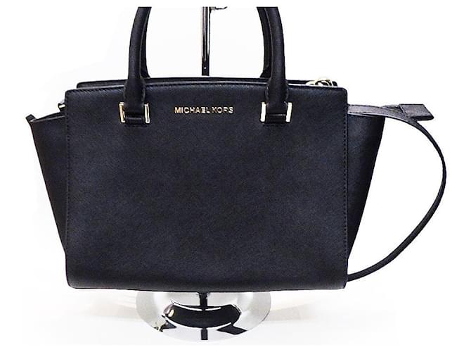 Used] MICHAEL KORS 2WAY Handbag PVC Black With Strap ref.576538