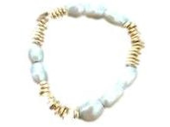 Autre Marque LINKS gold and pearl sweetie braclet Gold hardware  ref.576652