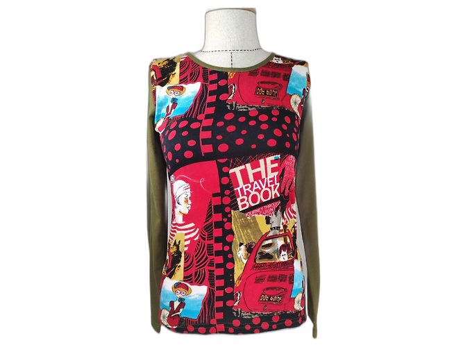Autre Marque Camicetta Savage Culture in cotone a maniche lunghe Multicolore
