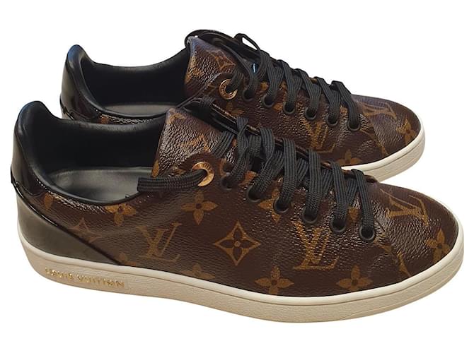 Louis Vuitton Sneakers Brown Leather  ref.576732
