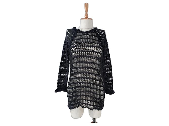 Isabel Marant Etoile Knitwear Black Cotton  ref.576738
