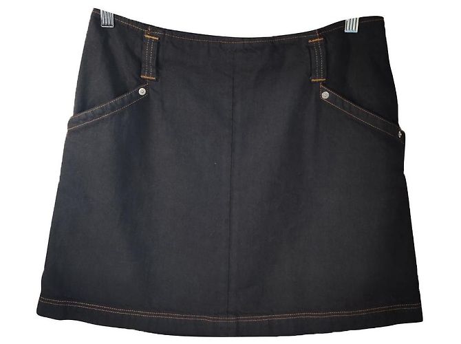 Apc Jeansrock Blau Baumwolle Größe L