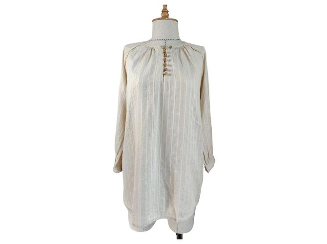 Camicetta Noa Noa Oversize a Righe in Cotone Multicolore
